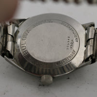 1960s Bulova Men's 17Jwl Swiss Made Silver Watch w/ Bracelet
