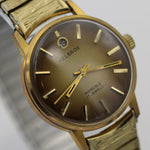 1970s Helbros Invincible Mens Gold 17Jwl Calendar Watch