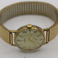 Helbros Invincible Men's Gold Made in France Watch w/ Bracelet