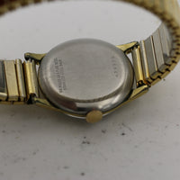 1950s Benrus Men's Swiss 10K Gold Quadrant Dial Watch w/ Bracelet