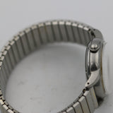 1940s Helbros Automatic Bumper Men's Silver Swiss Made Military Watch w/ Bracelet