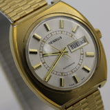 Benrus Men's Automatic 17Jwl Gold Dual Calendar Watch w/ Gold Bracelet
