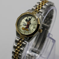 Disney Mickey Mouse Ladies Gold Calendar Watch