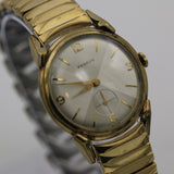 1960s Benrus Men's 10K Gold TwoTone Dial 17Jwl Watch w/ Bracelet