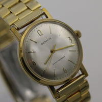 1960s Benrus Men's Gold Gorgeous Dial 17Jwl Watch w/ Bracelet