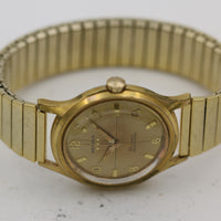 1960s Benrus Men's Swiss Made 25Jwl Automatic Gold Interesting Dial Watch