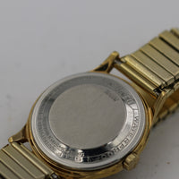 1960s Benrus Men's Swiss Made 25Jwl Automatic Gold Interesting Dial Watch