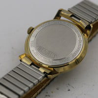 1960s Benrus Men's Swiss Made 17Jwl Calendar Gold Watch w/ Bracelet