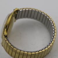 1950s Benrus Men's Swiss Made 10K Gold 17Jwl Hidden Crown Watch