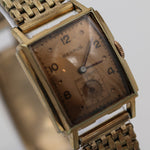 1940s Benrus Men's Swiss Rose Gold Watch with Fancy Lugs