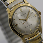 1960s Benrus Men's Gold 17Jwl Quadrant Dial Swiss Made Watch w/ Bracelet