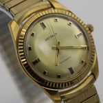 1960s Benrus Men's 17Jwl Automatic 10K Gold Coin Bezel Watch w/ Bracelet