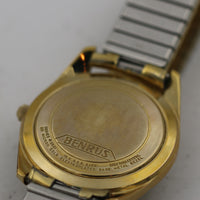 1960s Benrus Men's 17Jwl Automatic 10K Gold Coin Bezel Watch w/ Bracelet
