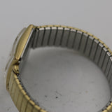 1960s Benrus Men's Gold 17Jwl Quadrant Dial Swiss Made Watch w/ Bracelet