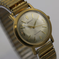 1960s Benrus Men's Swiss 17Jwl Automatic Gold Interesting Dial Watch