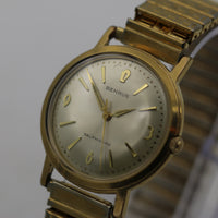 1960s Benrus Men's Swiss 17Jwl Automatic Gold Interesting Dial Watch