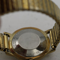 1960s Benrus Men's Swiss 17Jwl Automatic Gold Interesting Dial Watch