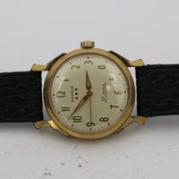 1960s Benrus Men's Swiss 25Jwl Automatic Gold Interesting Dial Watch