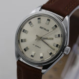 1970s Benrus Men's 17Jwl Silver Watch - Near Mint Condition