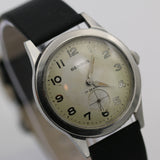 1960s  Benrus Men's Swiss Military Silver 17Jewel Watch