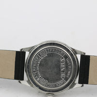 1960s  Benrus Men's Swiss Military Silver 17Jewel Watch