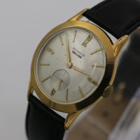 Rare 1950s Benrus Men's Swiss Made 10K Gold Watch