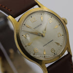 1960s Benrus Men's Gold 17Jwl Gorgeous Dial Watch w/ Strap