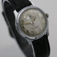 1960s Benrus / Belforte Men's Silver 17Jwl Watch w/ Strap