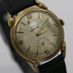 1950s Benrus Men's 17Jwl Swiss Made 10K Gold Watch w/ Strap