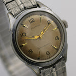 1960s Benrus Men's Silver Gorgeous Dial 17Jwl Watch w/ Bracelet
