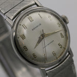 1960s Benrus Men's Silver Gorgeous Dial 17Jwl Watch w/ Bracelet