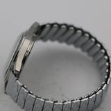 1970s Benrus Men's Swiss Made 17Jwl Silver Watch w/ Bracelet