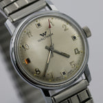 1960s Waltham Men's Swiss Made Silver 17Jwl Watch w/ Bracelet