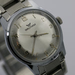 Mint Waltham Men's Swiss Made 17Jwl Silver Watch w/ Bracelet