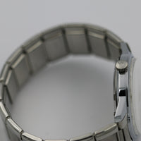 Mint Waltham Men's Swiss Made 17Jwl Silver Watch w/ Bracelet