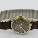 1960s Waltham Men's Swiss Made Gold Gorgeous Dial Calendar Watch