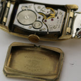 1930s Waltham Curvex Men's 17Jwl 14K Gold Watch