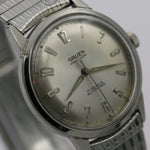 1960s Gruen Men's Swiss Made Automatic 17Jwl Silver Watch w/ Bracelet