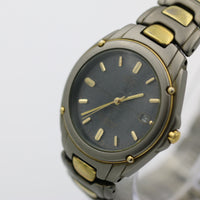 Citizen Titanium Solar-Tech Men's Silver Calendar Watch w/ Bracelet