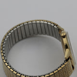 1960s Elgin Men's Gold 17Jwl Unique Dial Watch w/ Bracelet