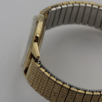 1960s Elgin Men's Gold 17Jwl Unique Dial Watch w/ Bracelet