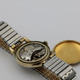 1960s Elgin Men's Gold 17Jwl Unique Dial Watch w/ Bracelet