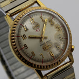 1970s Elgin 105 Mens Electronic Made in West Germany Watch w/ Gold Bracelet