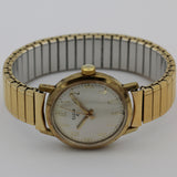 1960s Elgin Men's Gold 17Jwl Clean Dial Swiss Watch w/ Gold Bracelet