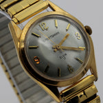 Elgin Men's Gold 17Jwl Clean Dial Watch w/ Gold Bracelet