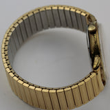 1960s Elgin Men's Gold 17Jwl Swiss Made Textured Lenen Dial Watch