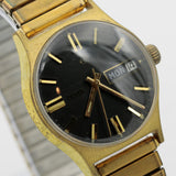 1970s Elgin Men's Gold 17Jwl Swiss Made Watch w/ Bracelet