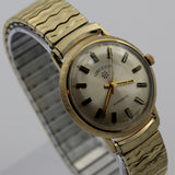 1950s Lord Elgin Men's Micromatic Swiss Made 10K Gold Automatic Fancy Bezel Watch