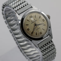 Elgin Men's Silver 17Jwl Made in France Watch w/ Bracelet