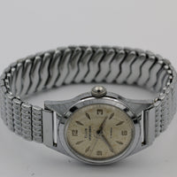 Elgin Men's Silver 17Jwl Made in France Watch w/ Bracelet